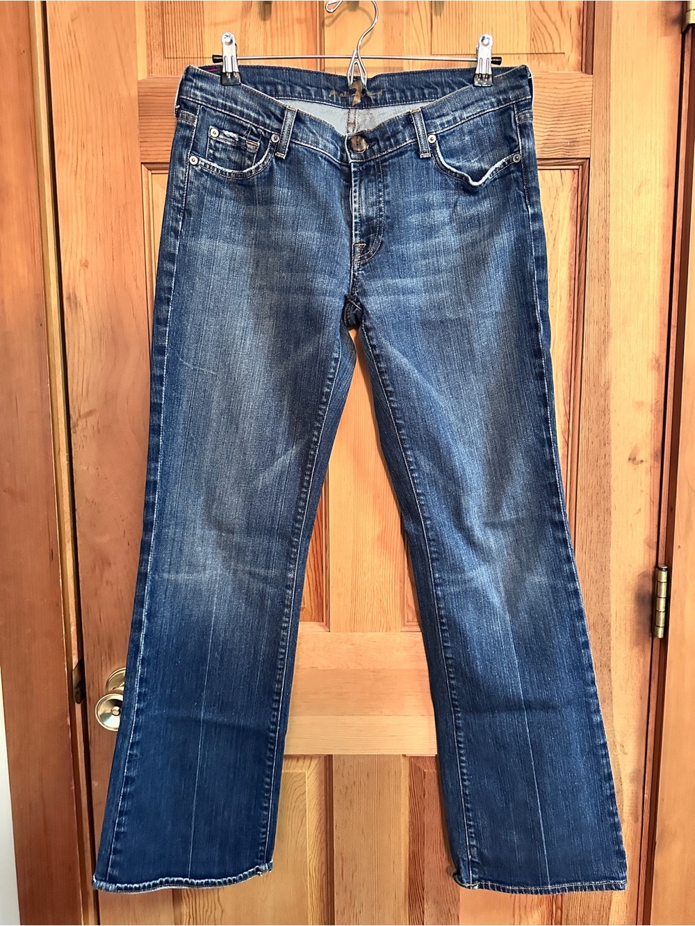 7 For All Mankind Bootcut Jeans Medium Blue Size 32
